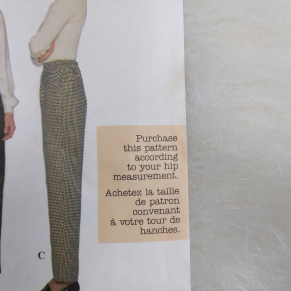Vintage Simplicity 7848 Darted, pleated, or double pleat pants,  size 8-10-12 - Picture 3 of 6